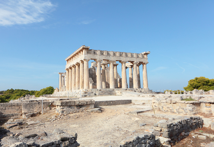 Visit an Aegina temple on your yacht charter