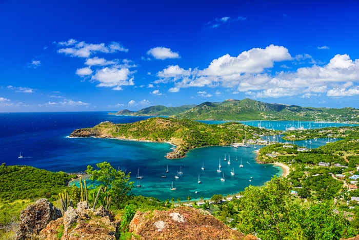 Antigua view of English Harbour