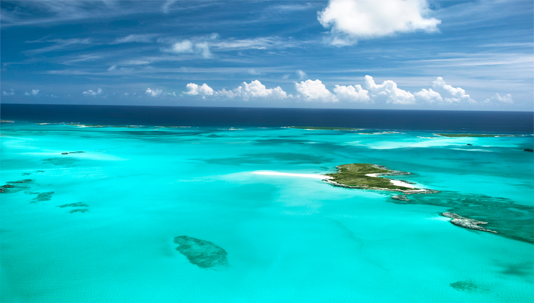 Exumas Bahamas crystal clear water