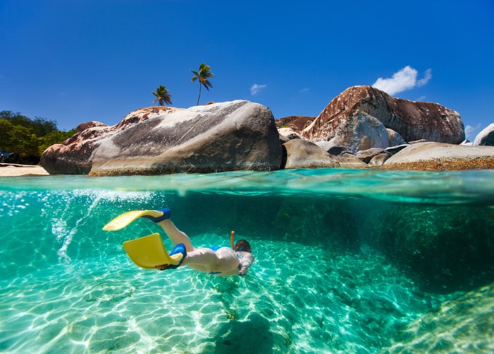 BVI yacht charter - The Baths on Virgin Gorda